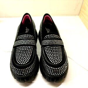 Size 11 jeweled slip on loafers,  Brand new. Never used. Without box